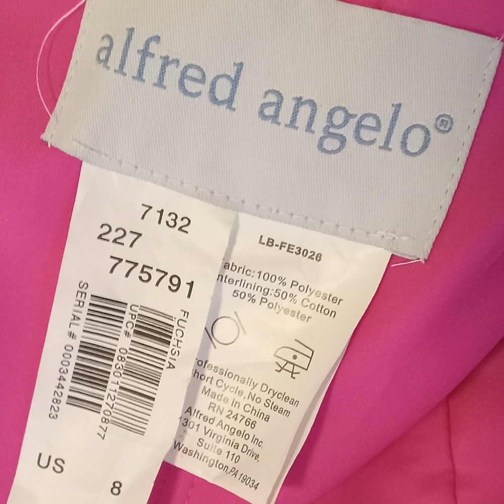Alfred Angelo Fuchsia Gown